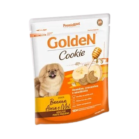 Cookie Golden Cães Adultos Porte Pequeno Banana (5619)
