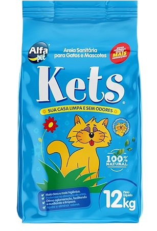 Areia Granulado Sanitario Kets