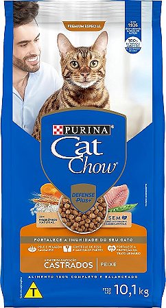 Cat Chow Castrados Peixe (43936)