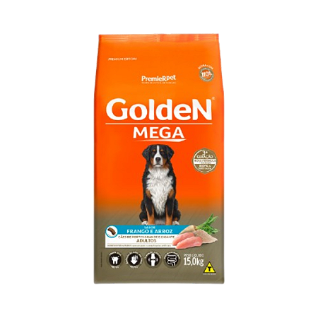 Golden Mega Cães Adultos 15kg (5105)