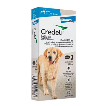 Antipulgas Credelio 900mg com 3 Comprimidos (7044)