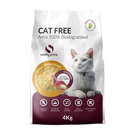 Areia Higienica Cat Free Grosso 4kg (13906)