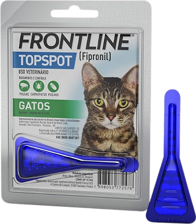 Antipulgas e Carrapatos Frontline Topspot Gatos 0,5ml (123)