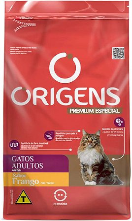 Ração Seca Origens Frango para Gatos Adultos 10,1 kg (1023099010)