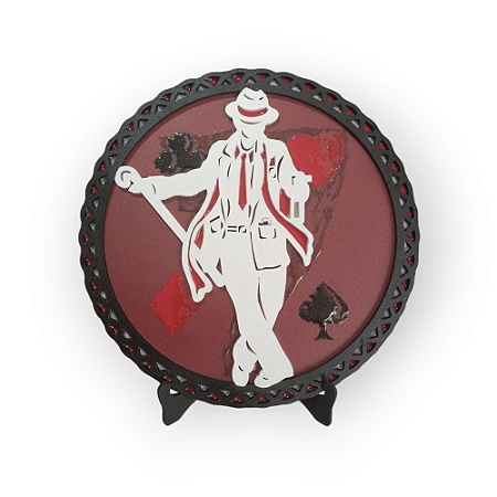 Mandala Zé Pilintra 20cm - Arte e Espiritualidade