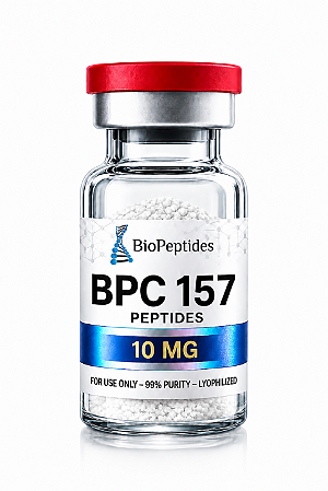 BPC-157 10 mg – Peptídeo Liofilizado + agua bacteriostatica BioPeptides