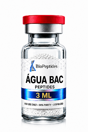 Água Bacteriostática 3 mL – Solução Estéril para Reconstituição diluicao de peptidio