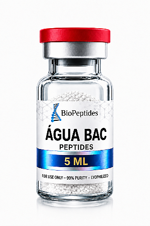 Água Bacteriostática 5 mL – Solução Estéril para Reconstituição para diluicao de peptidios