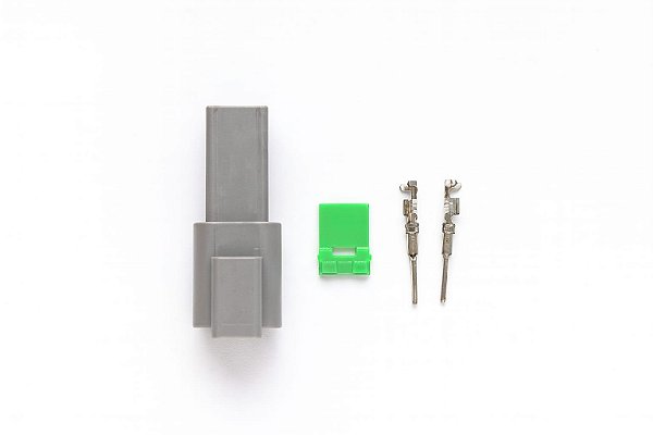 Kit Conector Deutsch 2 Vias Macho DT04-2P