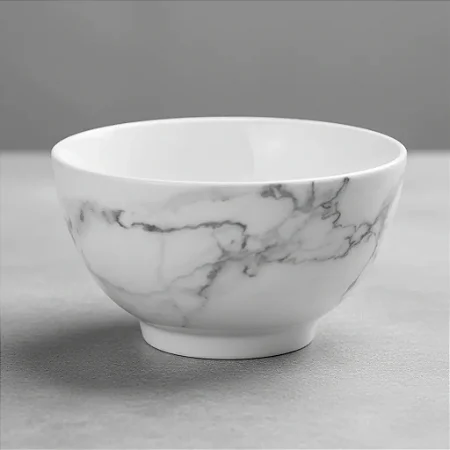 Bowl Mármore Cinza 500ml Porcelana Schmidt
