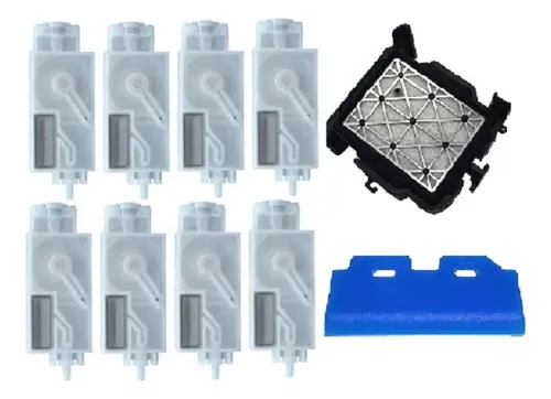 Kit 1 Capstation + 8 Dampers + 1 Wiper Mimaki Jv33 Cjv30 Ts3