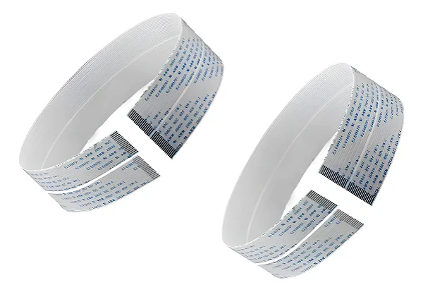 Cabo Flat Bipartido Split 40cm P/ Cabeça Impressão Xp600 - 2 Unidades