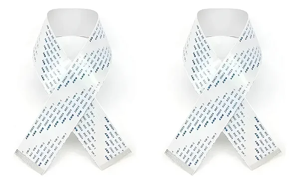 Kit 2 Cabos Flat 29 Vias x 40cm Para Cabeça De Impressão Xp600