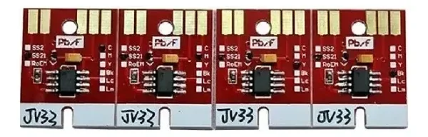 Kit Chip Full Mimaki Bs2 - Jv33/Cjv30 - Chip Permanente - 4 unidades