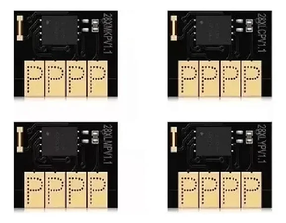 Kit 4 Chip Compativel Cartucho HP 728 / T730 / T830 - 300ml
