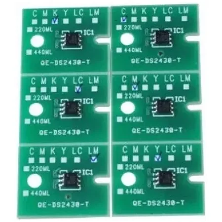 Kit Chip Full Roland Xc / Vp / Rs / Xj / Sc - Eco Sol Max Chip - 6 Cores