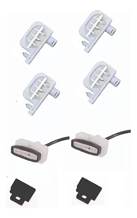 Kit 2 Cap + 4 Damper + 2 Wiper - Roland / Dx4 / Mimaki e Chinesas