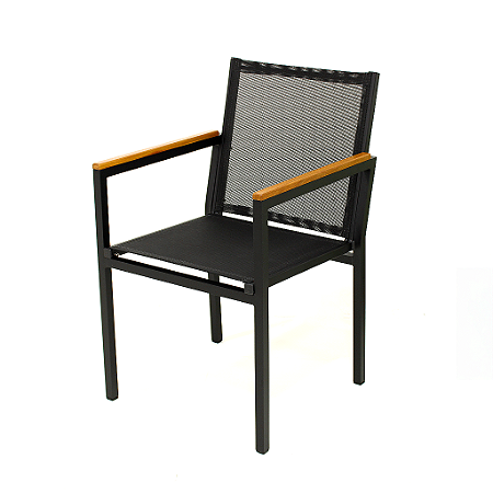 Poltrona Perpétua em Tela Sling e Alumínio