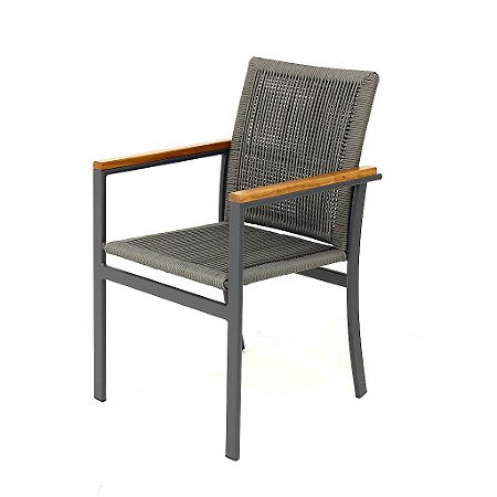 Poltrona Perpétua em Corda Náutica e Alumínio