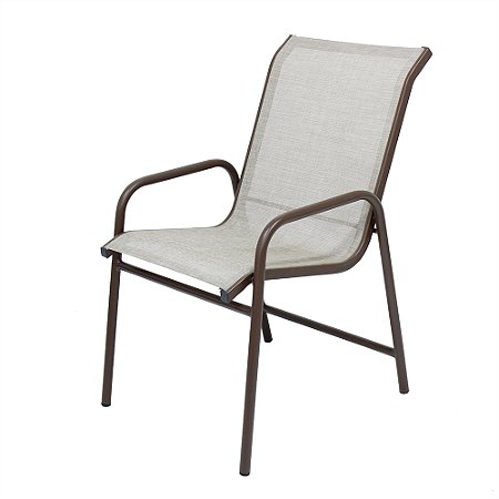 Poltrona Sling em Tela Sling e Alumínio