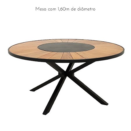 Mesa Perpétua 1,60m com Centro Giratório