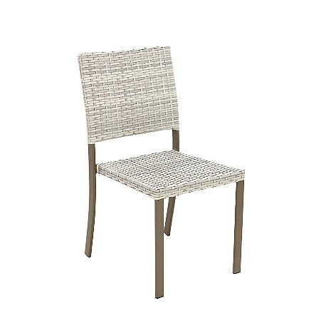 Cadeira Margarida de Fibra Sintética e Alumínio