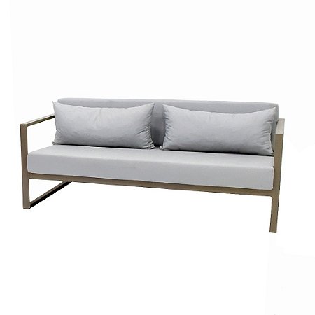 Sofá 2 Lugares Bogarim em Alumínio