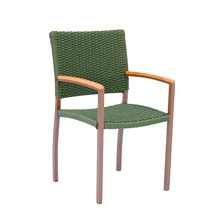 Poltrona Acelga em Corda Náutica e Alumínio