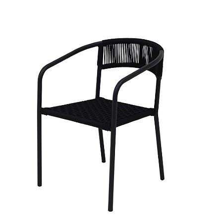 Poltrona Lavanda em Corda Náutica e Alumínio