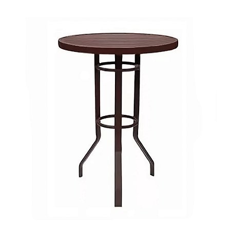 Mesa Bistrô Ripada em Alumínio