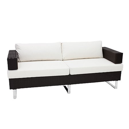 Sofá Begônia 3 Lugares em Fibra Sintética