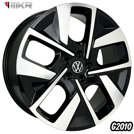 JOGO DE RODAS KR G2010 ARO 20X8 FURAÇÃO 5X112 ET50