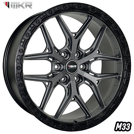 JOGO DE RODAS KR M33 ARO 22X9 FURAÇÃO 6X139 ET15