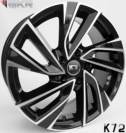 JOGO DE RODAS K72 ARO 17X7 FURAÇÃO 5X112 ET45