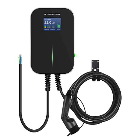 EV CHARGER WALLBOX 22KWH 6M de Cabo 32A Trifásico IP66