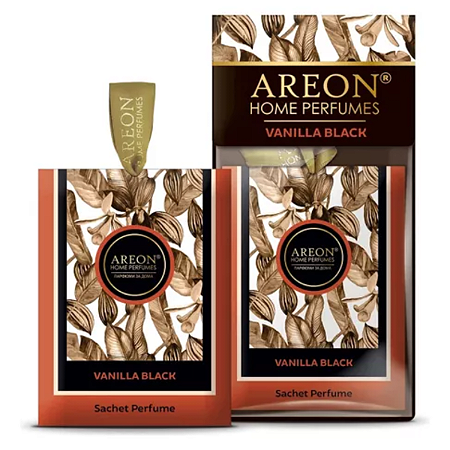 Aromatizador Aromatizante Areon Sachet Premium Vanilla Black Cor Marrom