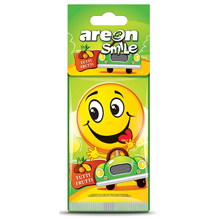 Aromatizante Automotivo Smile Seco Tutti Frutti Areon