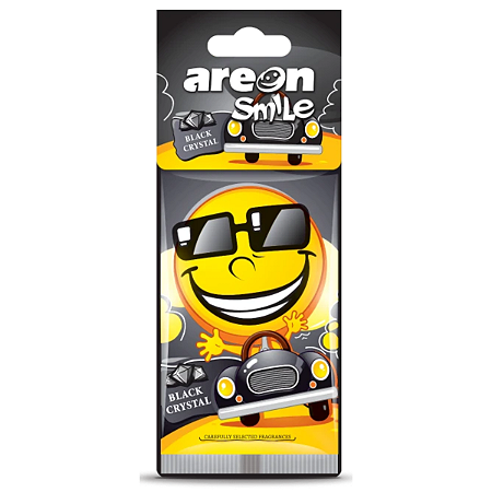 Aromatizante Automotivo Smile Seco Black Crystal Areon