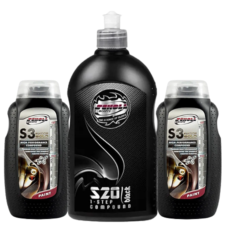 Kit Polimento Scholl Concepts – S3 Gold 250g + S20 Black 1kg