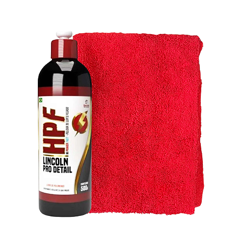 Kit HPF 500ml Lincoln + Microfibra 35x57 330GSM Detailer