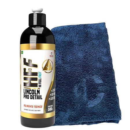 Kit Hff 500ml Lincoln + Microfibra Autocrazy 40x60