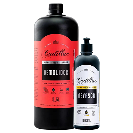 Kit Demolidor 1,5L + Shampoo Nevasca 1:1600 500ml Cadillac