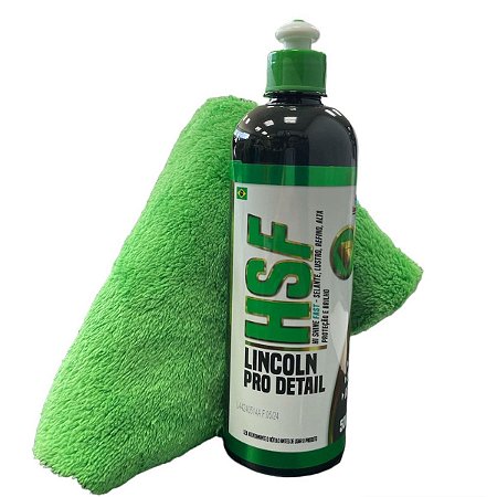 Kit HSF 500ml Lincoln + Microfibra Autocrazy 40x60 Verde