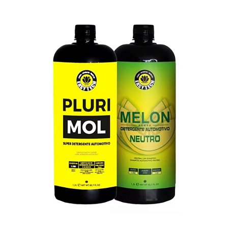 Kit Pluri Mol e Melon para Limpeza Automotiva 1.5L Easytech