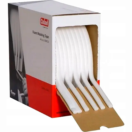 Fita de Espuma Para Mascaramento Caixa 13mm x 50m Colad