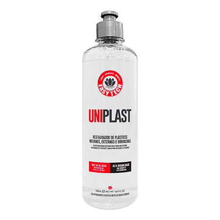 Restaurador de Plásticos e Borrachas Uniplast 500ml Easytech