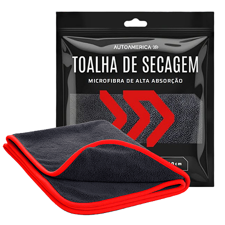Toalha de Secagem Alta Absorção 90x60cm 600gsm Autoamerica