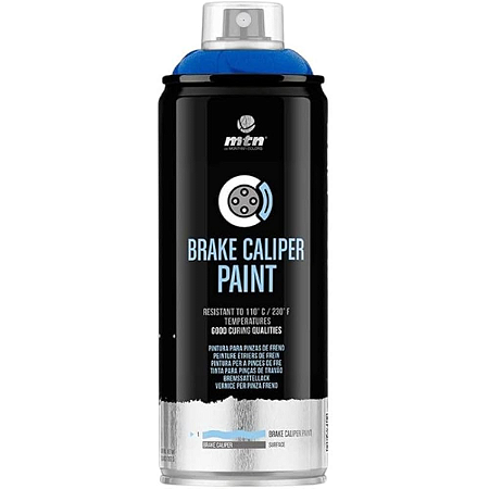 Tinta Spray Para Pinça de Freio Azul Metálico 400ml PRO MTN
