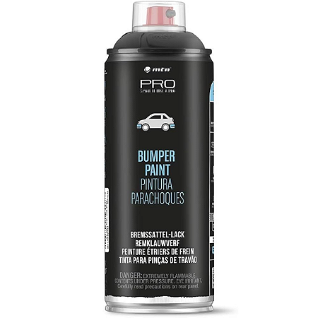 Tinta Spray Bumper Preta Texturizada 400ml PRO MTN
