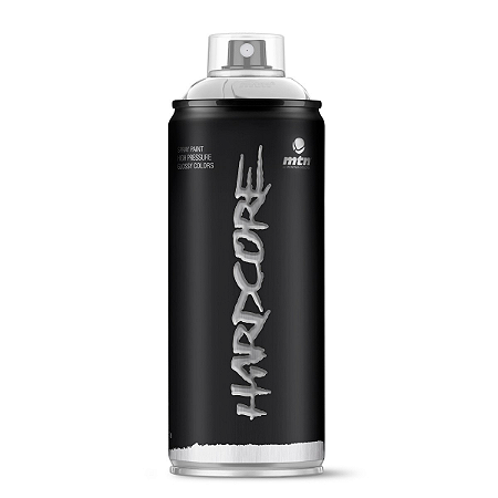 Tinta Spray Hardcore Prata Cromado 400ml MTN